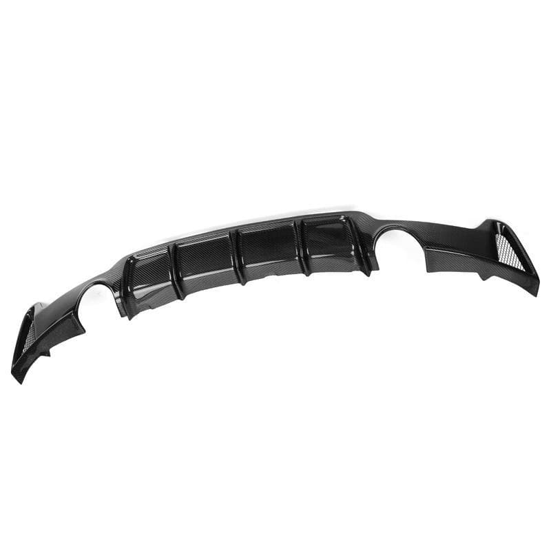 BMW 4 Series (F32/F33/F36) 435I/440I M Performance Style Carbon Fibre Rear Diffuser - Twenty Two Tuning Rear Diffuser