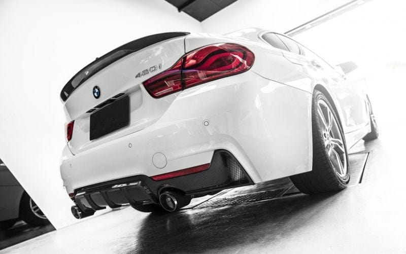 BMW 4 Series (F32/F33/F36) 435I/440I M Performance Style Carbon Fibre Rear Diffuser - Twenty Two Tuning Rear Diffuser