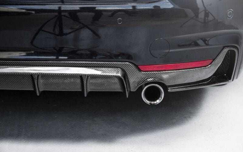 BMW 4 Series (F32/F33/F36) 435I/440I M Performance Style Carbon Fibre Rear Diffuser - Twenty Two Tuning Rear Diffuser