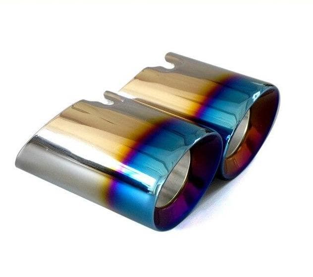 BMW 4 Series (F32/F33/F36) 435I/440I Stainless Steel Slash Cut Exhaust Tips - Twenty Two Tuning Exhaust Tips
