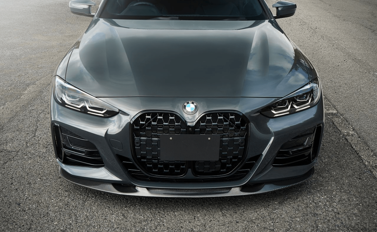 BMW 4 Series (G22/G23) 3D Style Carbon Fibre Front Lip Spoiler - Twenty Two Tuning Front Lip
