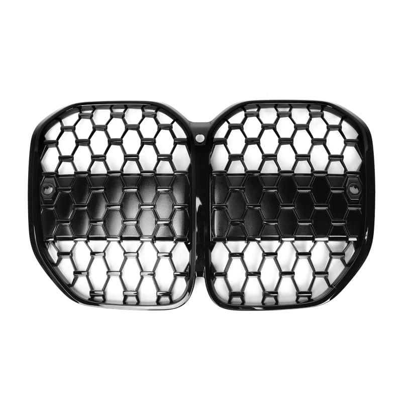 BMW 4 Series (G22/G23) M Performance Style Black Honeycomb Front Grille - Twenty Two Tuning Front Grille