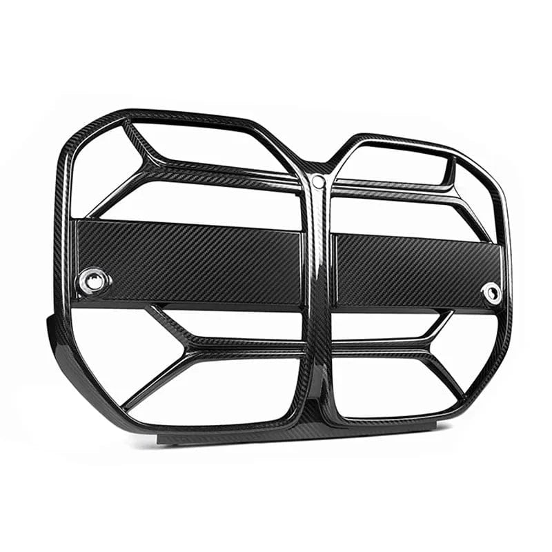 BMW 4 Series (G26) CSL Style Carbon Fibre Honeycomb Front Grille - Twenty Two Tuning Front Grille