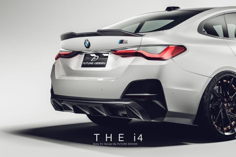 BMW 4 Series/I4 M50 (G26) Future Design Carbon Fiber Rear Spoiler - Future Design Rear Spoiler