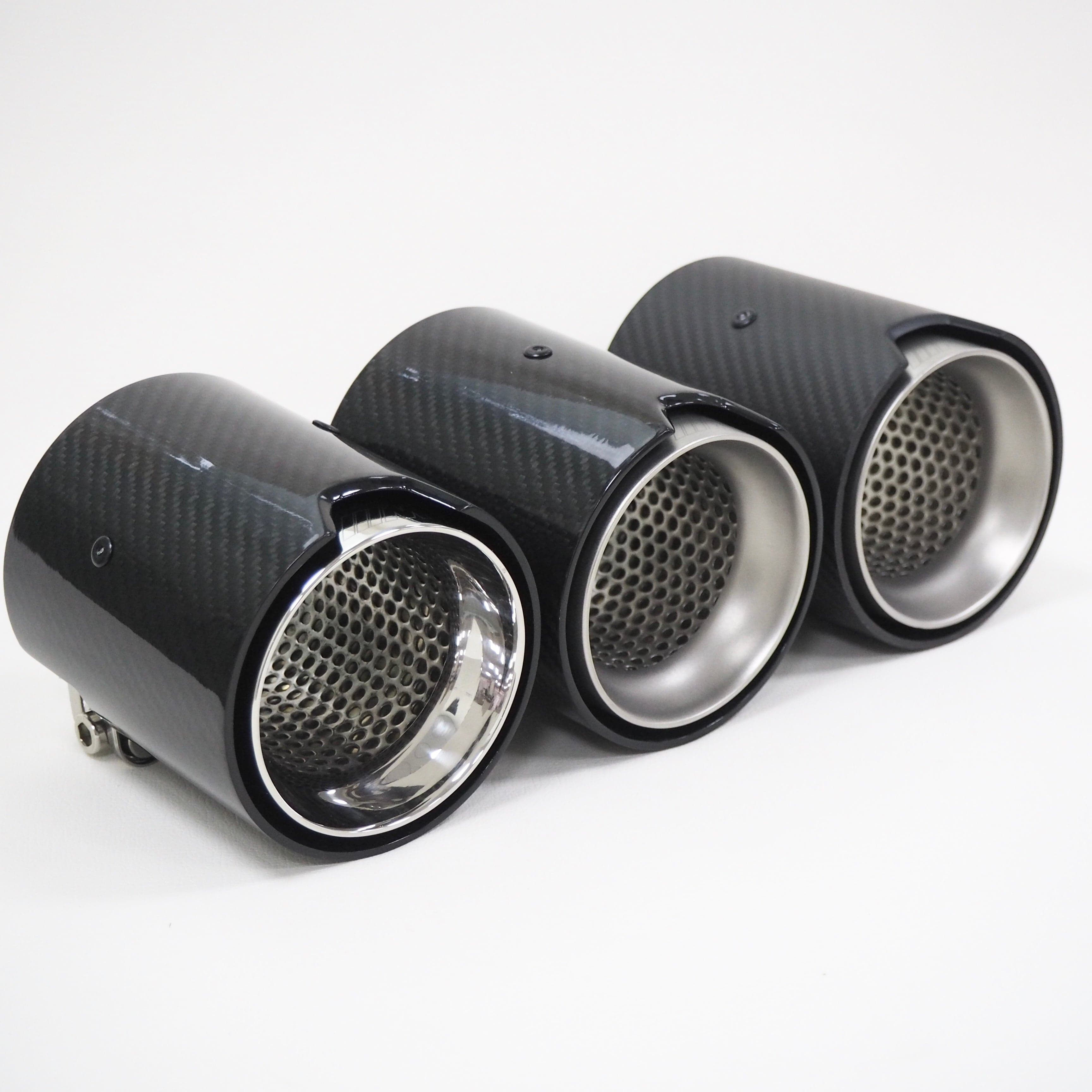 BMW 5/6 Series M Performance Style OEM Carbon Fibre Exhaust Tips - Twenty Two Tuning Exhaust Tips