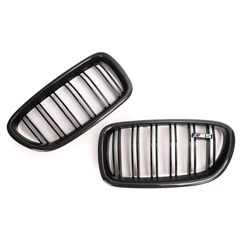 BMW 5 Series (F10/F11) M Performance Style Carbon Fibre Front Grille - Twenty Two Tuning Front Grille