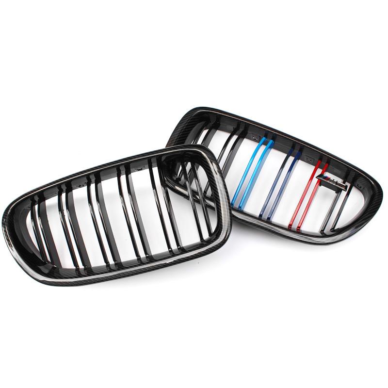 BMW 5 Series (F10/F11) M Performance Style Carbon Fibre Front Grille - Twenty Two Tuning Front Grille