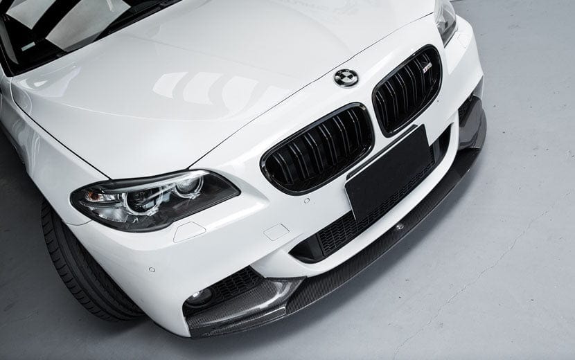 BMW 5 Series (F10/F11) M Performance Style Carbon Fibre Front Lip Spoiler - Twenty Two Tuning Front Lip