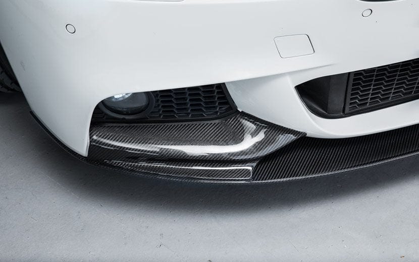 BMW 5 Series (F10/F11) M Performance Style Carbon Fibre Front Lip Spoiler - Twenty Two Tuning Front Lip