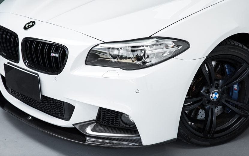 BMW 5 Series (F10/F11) M Performance Style Carbon Fibre Front Lip Spoiler - Twenty Two Tuning Front Lip