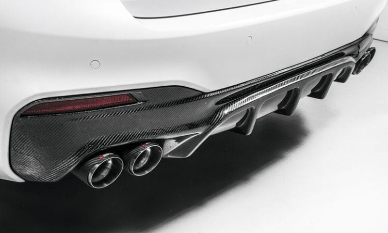 BMW 5 Series (G30/G31) Future Design Style Carbon Fibre Rear Diffuser - Twenty Two Tuning Rear Diffuser