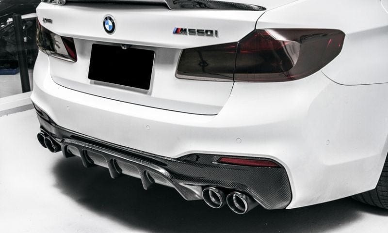 BMW 5 Series (G30/G31) Future Design Style Carbon Fibre Rear Diffuser - Twenty Two Tuning Rear Diffuser