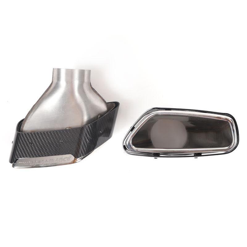 BMW 5 Series (G30/G31) M Performance Style Carbon Fibre Exhaust Tips - Twenty Two Tuning Exhaust Tips