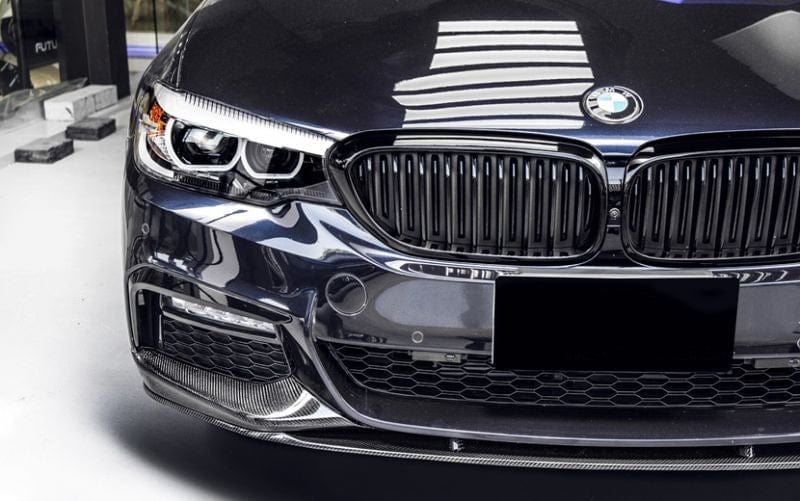BMW 5 Series (G30/G31) M Performance Style Carbon Fibre Front Lip Spoiler - Twenty Two Tuning Front Lip