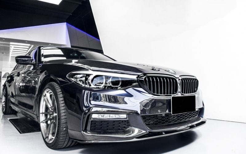 BMW 5 Series (G30/G31) M Performance Style Carbon Fibre Front Lip Spoiler - Twenty Two Tuning Front Lip