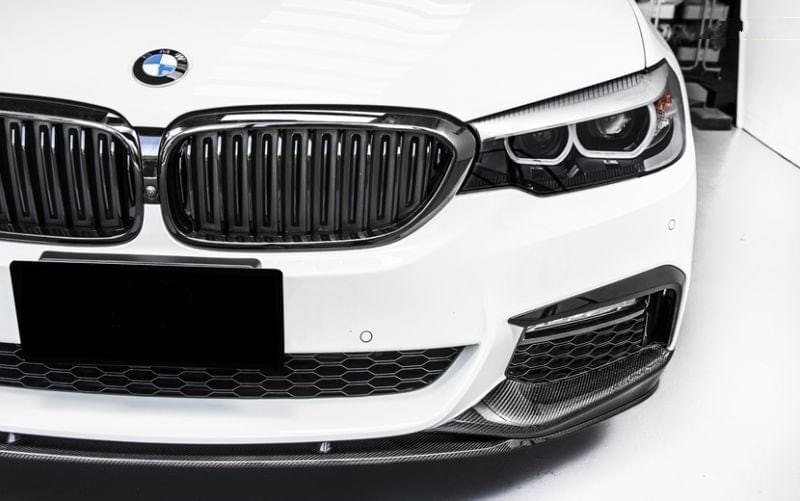BMW 5 Series (G30/G31) M Performance Style Carbon Fibre Front Lip Spoiler - Twenty Two Tuning Front Lip