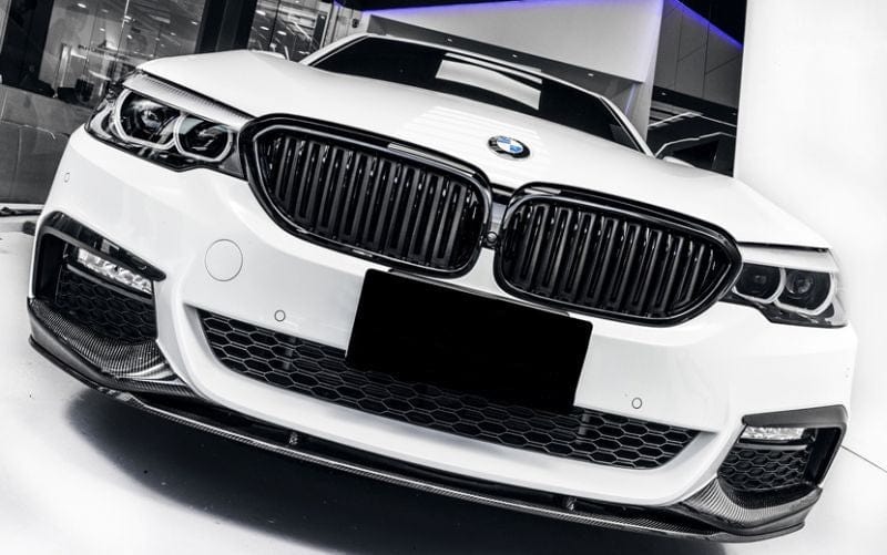 BMW 5 Series (G30/G31) M Performance Style Carbon Fibre Front Lip Spoiler - Twenty Two Tuning Front Lip