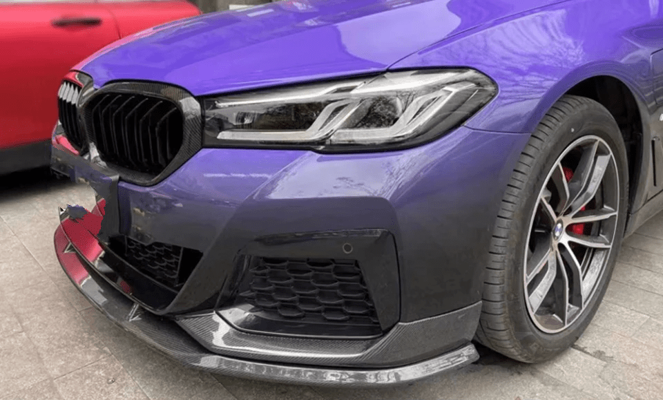 BMW 5 Series LCI (G30/G31) PSM Style Carbon Fibre Front Lip - Twenty Two Tuning Front Lip