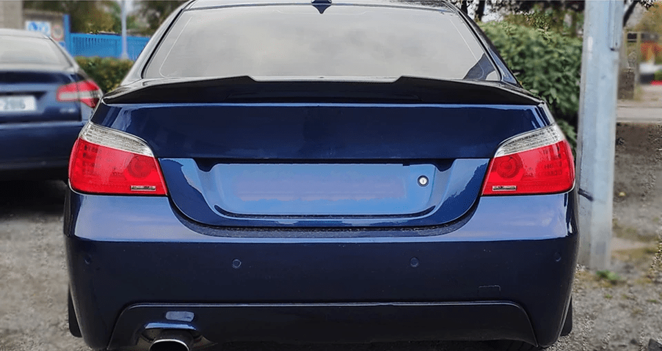 BMW 5 Series/M5 (E60) PSM Style Carbon Fibre Rear Spoiler - Twenty Two Tuning Rear Spoiler