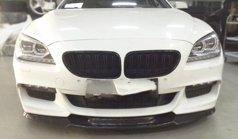 BMW 6 Series (F06/F12/F13) VA Style Carbon Fibre Front Lip Spoiler - Twenty Two Tuning Front Lip