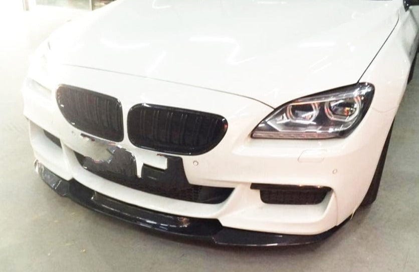 BMW 6 Series (F06/F12/F13) VA Style Carbon Fibre Front Lip Spoiler - Twenty Two Tuning Front Lip
