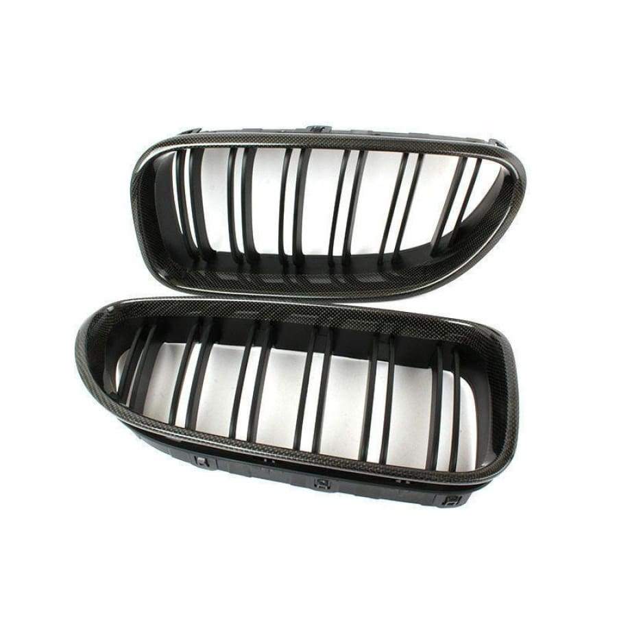 BMW 6 Series/M6 (F06/F12/F13) M Style Carbon Fibre Front Grilles - Twenty Two Tuning Front Grille
