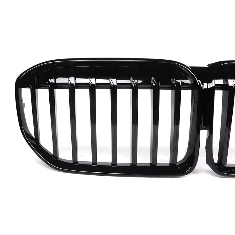 BMW 7 Series G11/G12 Facelift OEM Style Gloss Black Front Grilles - Twenty Two Tuning Front Grille