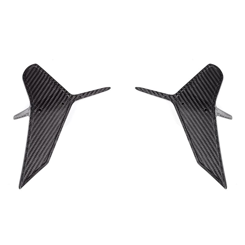BMW 8 Series (G14/G15/G16) M Performance Style Carbon Fibre Rear Bumper Canards - Twenty Two Tuning Rear Canards