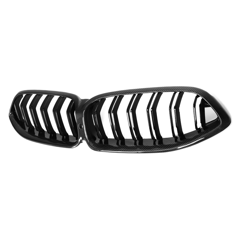 BMW 8 Series (G14/G15/G16) M Style Carbon Fibre Front Grilles - Twenty Two Tuning Front Grille