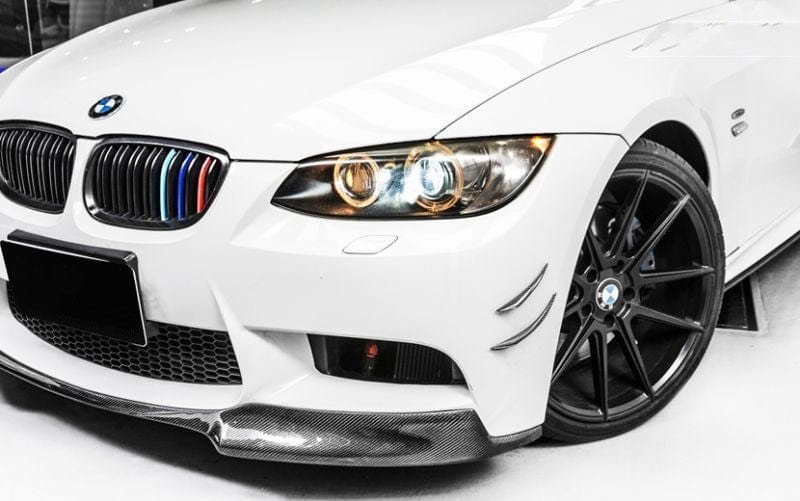 BMW/Audi Universal Carbon Fibre Front Bumper Canards - Twenty Two Tuning Front Canards/Bumper Inserts