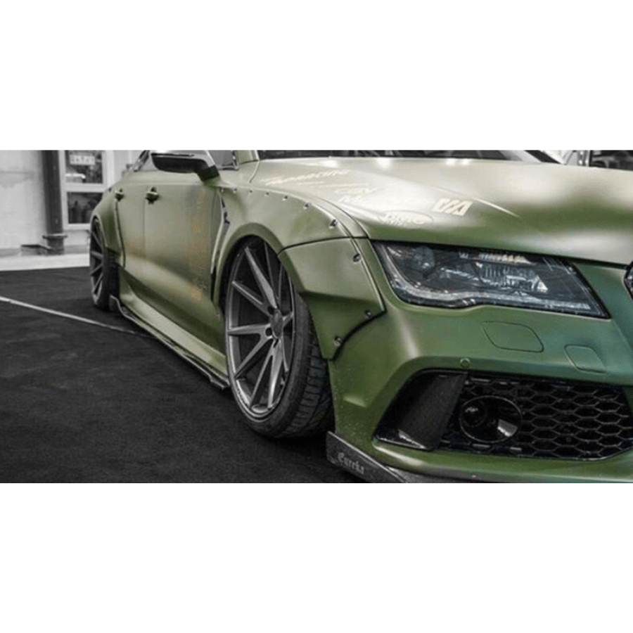 BMW/AUDI Universal Carbon Fibre Side Skirts - Twenty Two Tuning Side Skirts