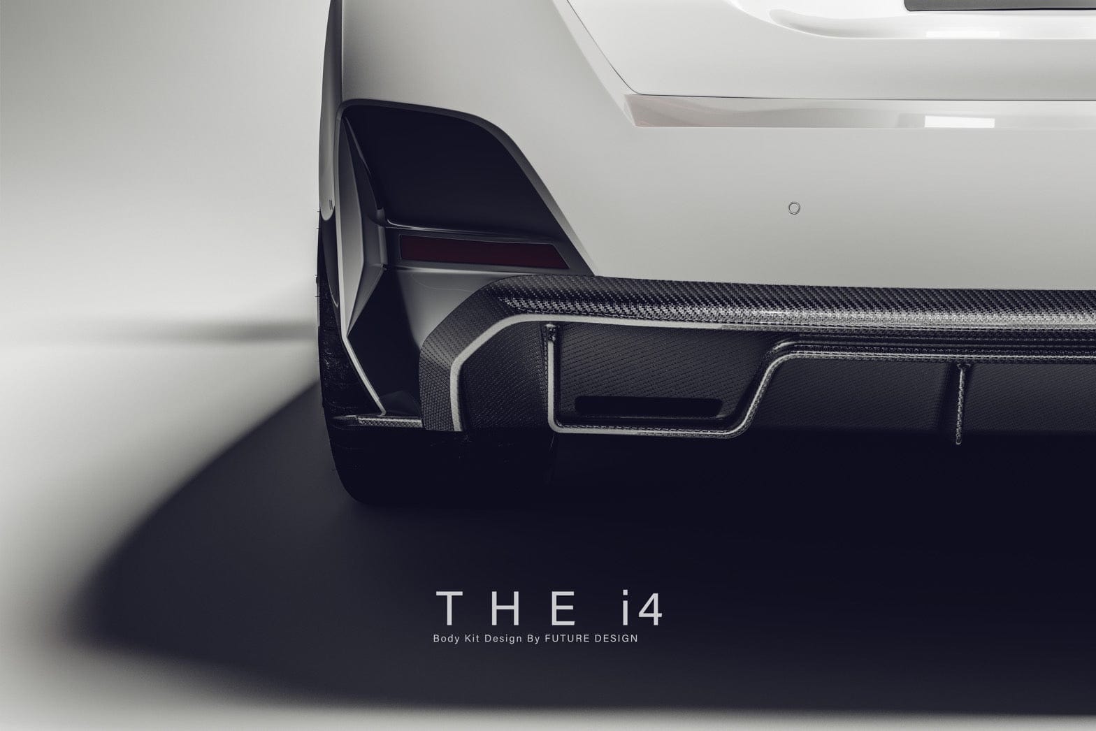 BMW I4 (G26) Future Design Carbon Fibre Rear Diffuser - Future Design Rear Diffuser