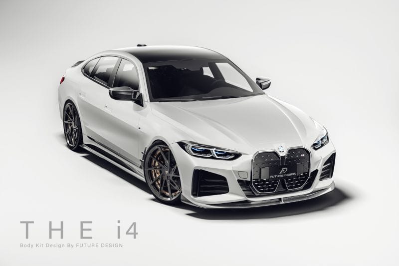 BMW I4 (G26) Future Design Carbon Fibre Side Skirt - Future Design Side Skirts