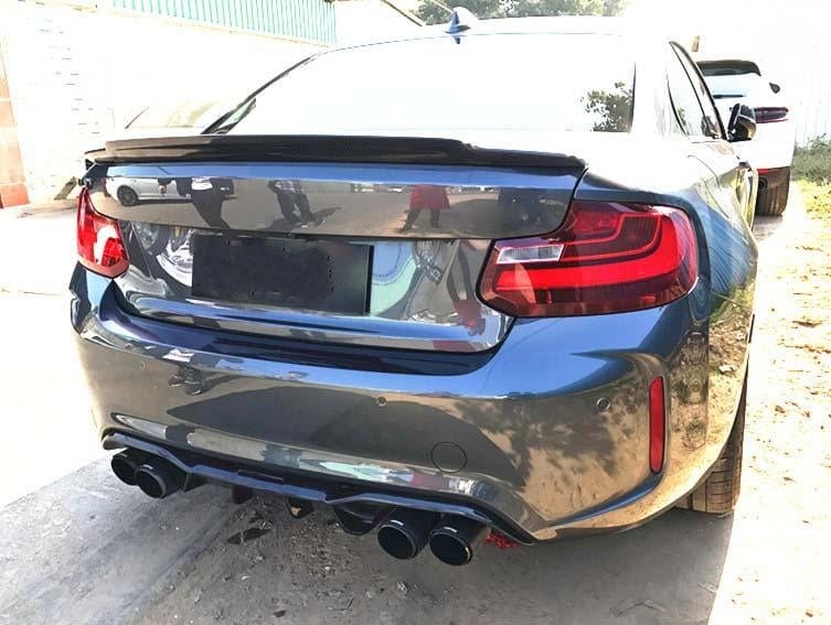 BMW M2 (F87) AK Style Carbon Fibre Rear Diffuser - Twenty Two Tuning Rear Diffuser
