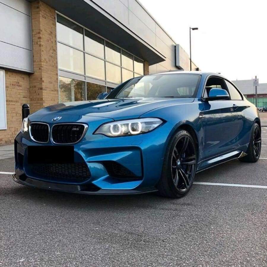 BMW M2 (F87) MTC Style Carbon Fibre Front Lip Spoiler - Twenty Two Tuning Front Lip