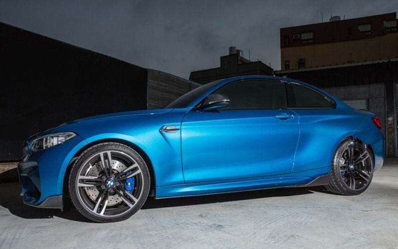 BMW M2/M2C (F87) M Performance Style Carbon Fibre Side Skirts - Twenty Two Tuning Side Skirts