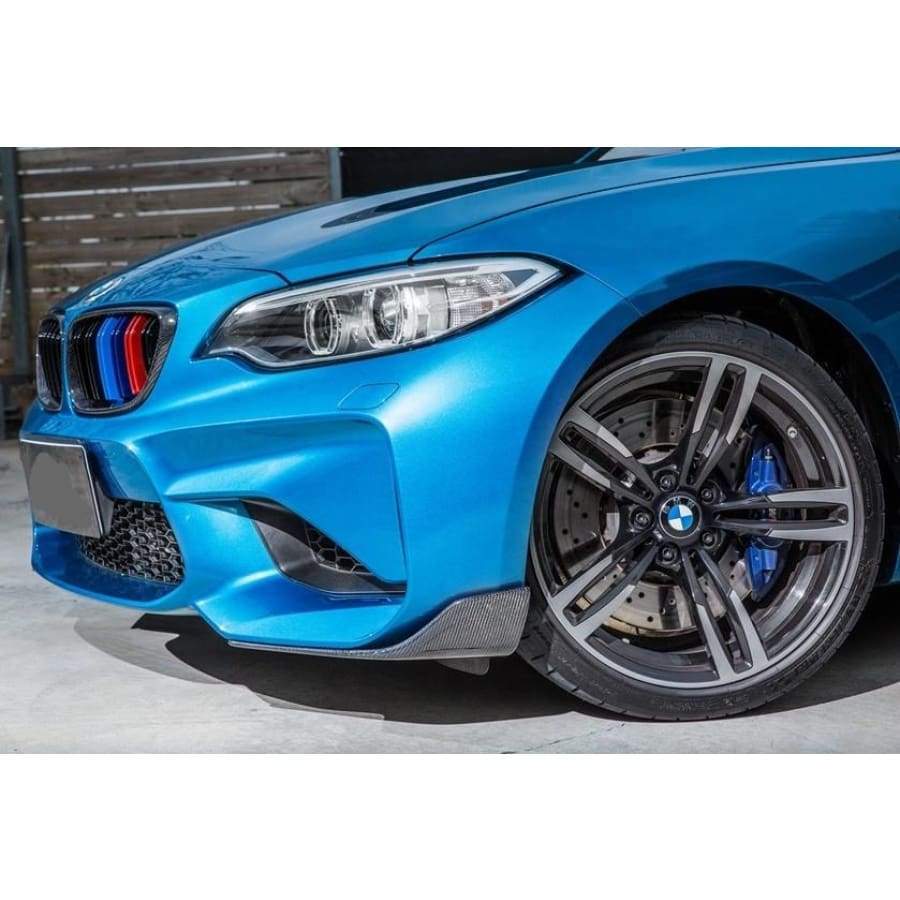 BMW M2/M2C M Performance Style Carbon Fibre Front Splitters - Twenty Two Tuning Front Lip