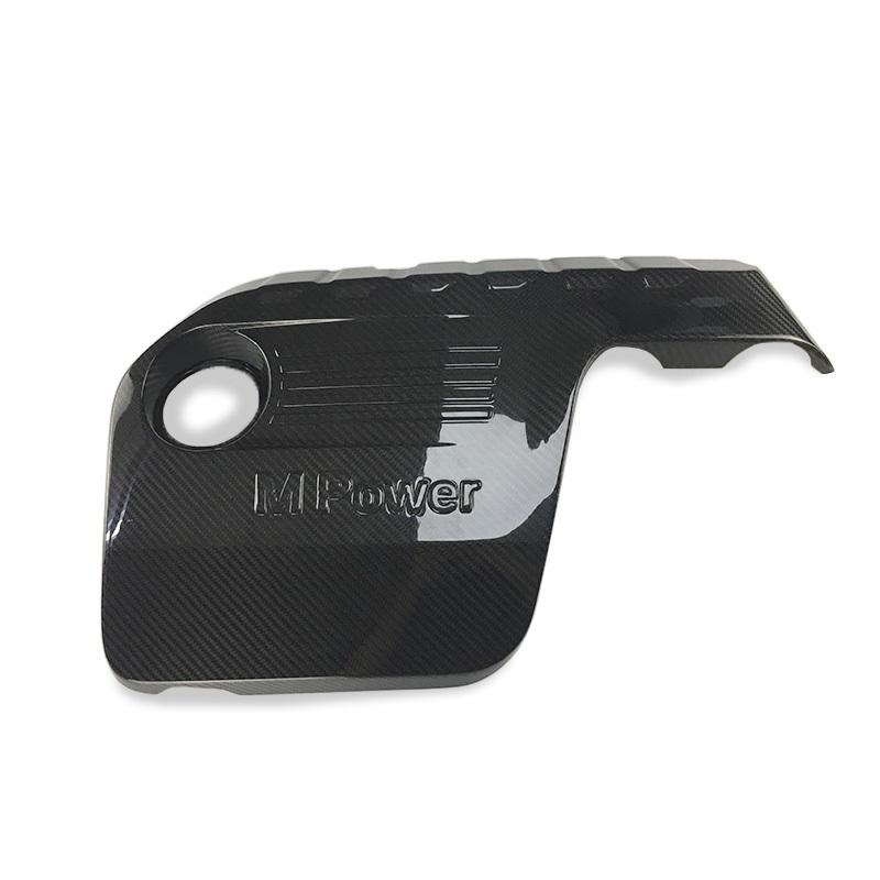 BMW M2 (S55) M Performance Style Replacement Carbon Fibre Engine Cover - Twenty Two Tuning Engine Bay