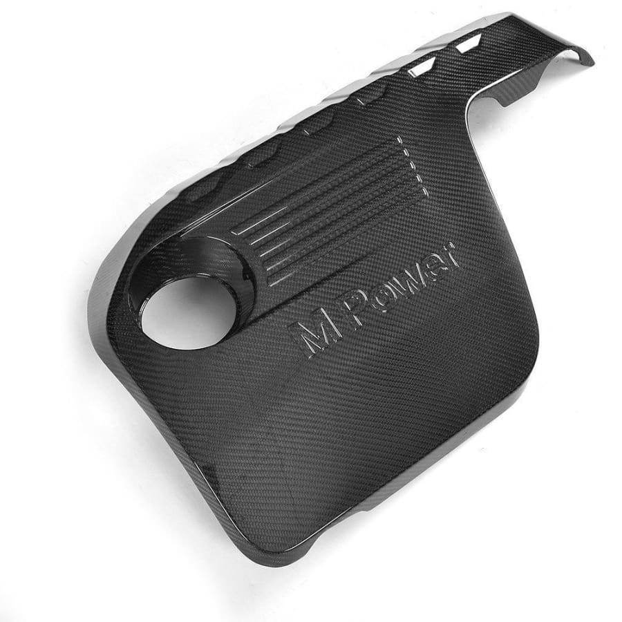 BMW M2 (S55) M Performance Style Replacement Carbon Fibre Engine Cover - Twenty Two Tuning Engine Bay