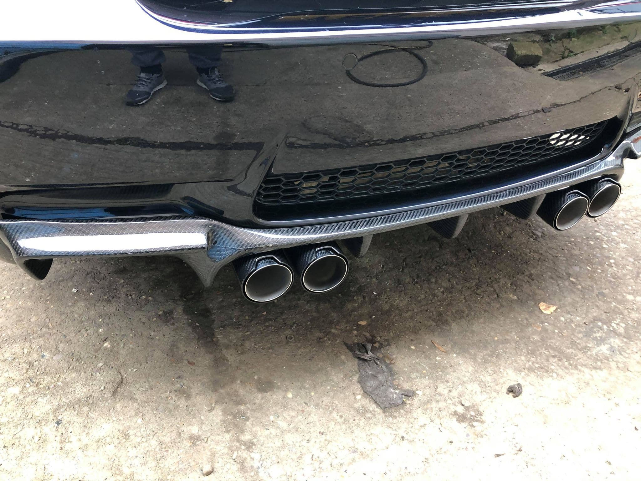 BMW M3 (E90/E92/E93) Vorsteiner Style Carbon Fibre Rear Diffuser - Twenty Two Tuning Rear Diffuser