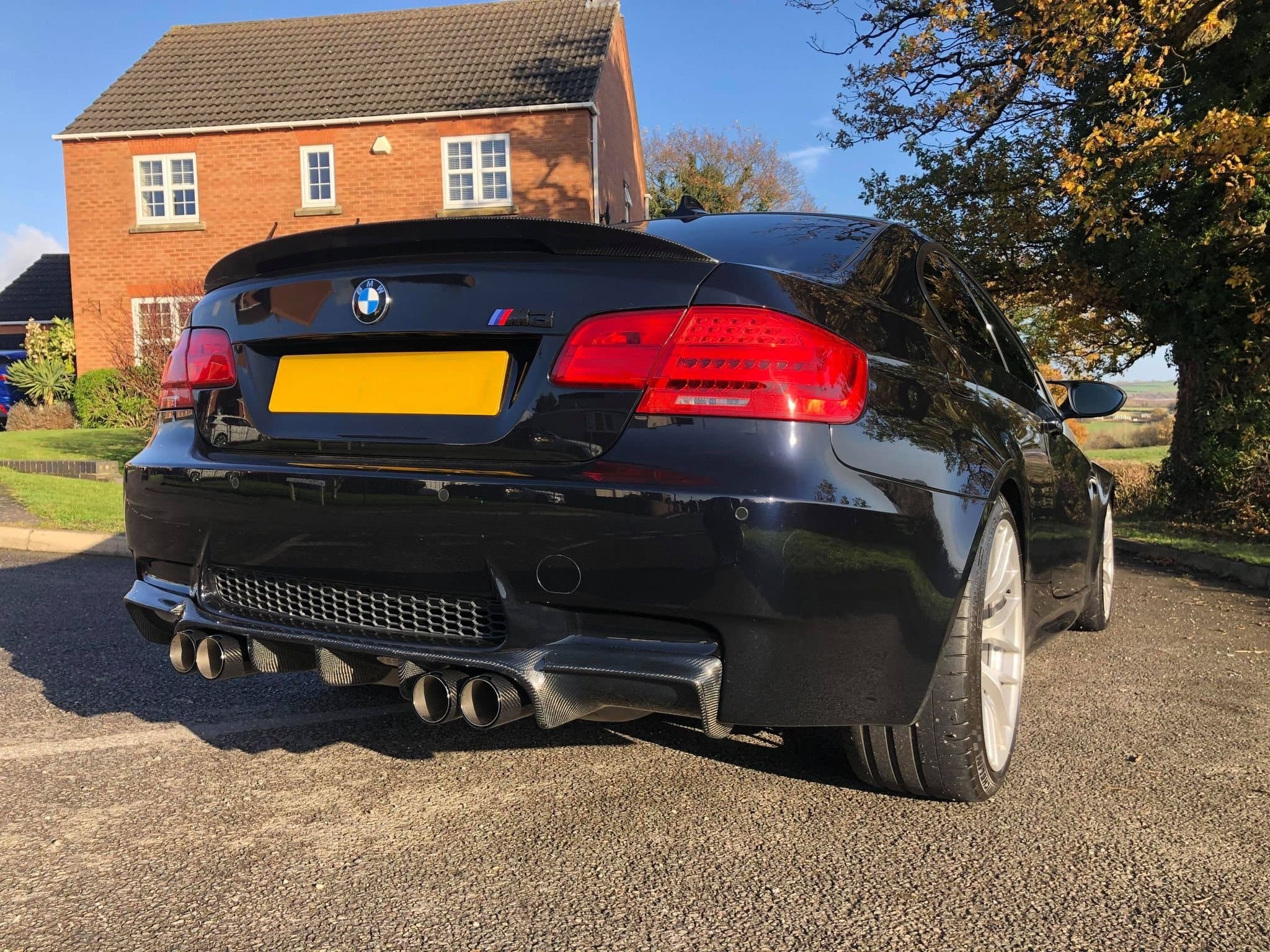 BMW M3 (E90/E92/E93) Vorsteiner Style Carbon Fibre Rear Diffuser - Twenty Two Tuning Rear Diffuser