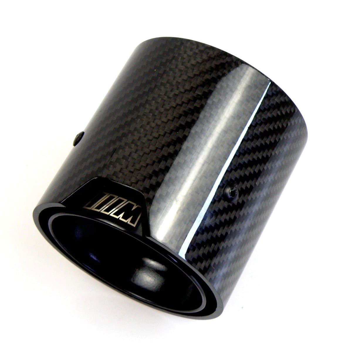 BMW M3 (F80) Black M Performance Style Carbon Fibre Exhaust Tips - Twenty Two Tuning Exhaust Tips