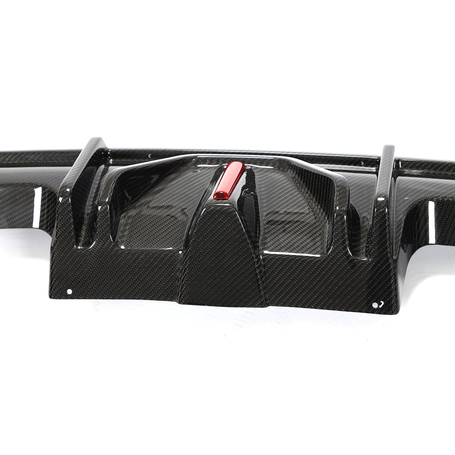 BMW M3/M4 AK Style LED Carbon Fibre Rear Diffuser (G80/G81/G82/G83) - Twenty Two Tuning Rear Diffuser