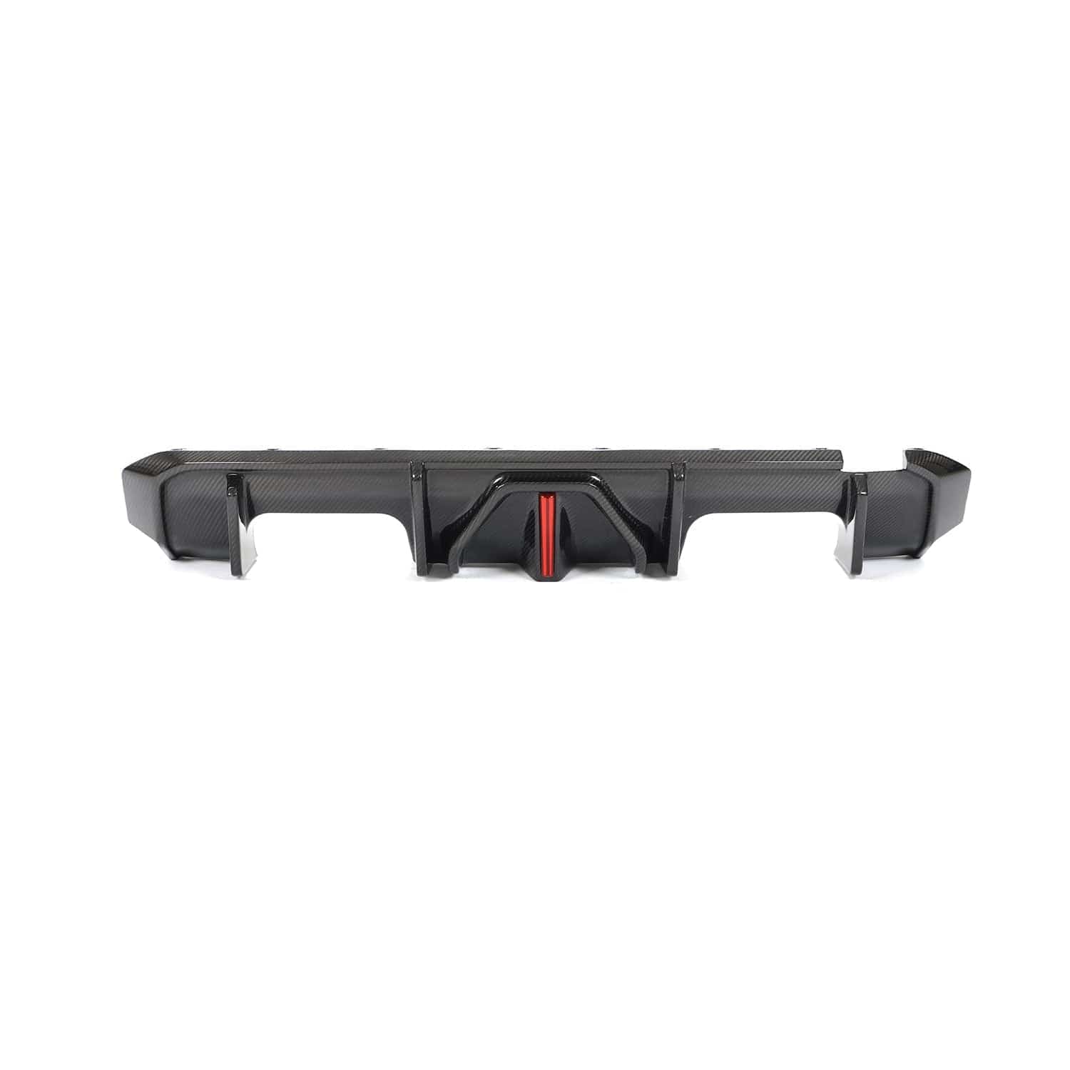 BMW M3/M4 AK Style LED Carbon Fibre Rear Diffuser (G80/G81/G82/G83) - Twenty Two Tuning Rear Diffuser