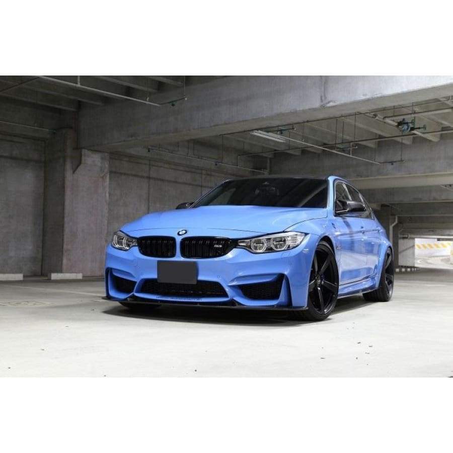 BMW M3/M4 (F80/F82/F83) 3D Design Style Carbon Fibre Front Lip Spoiler - Twenty Two Tuning Front Lip