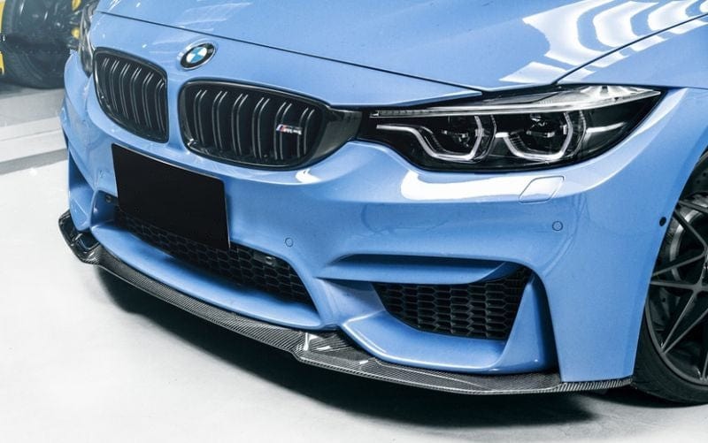 BMW M3/M4 (F80/F82/F83) CS Style Carbon Fibre Front Lip Spoiler - Twenty Two Tuning Front Lip