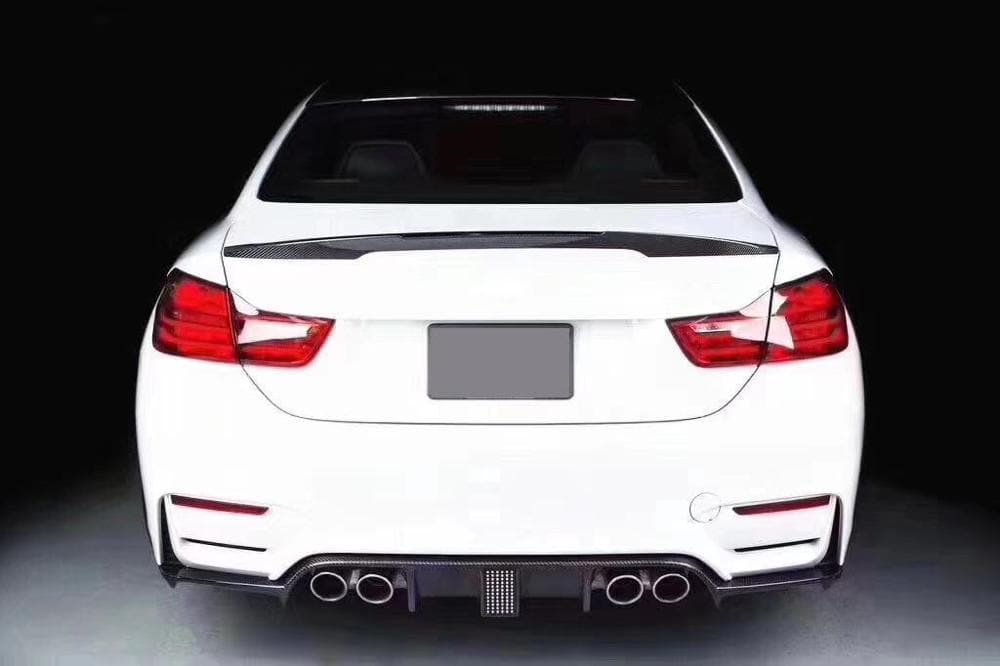 BMW M3/M4 (F80/F82/F83) Kohlenstoff Style Carbon Fibre Rear Diffuser - Twenty Two Tuning Rear Diffuser