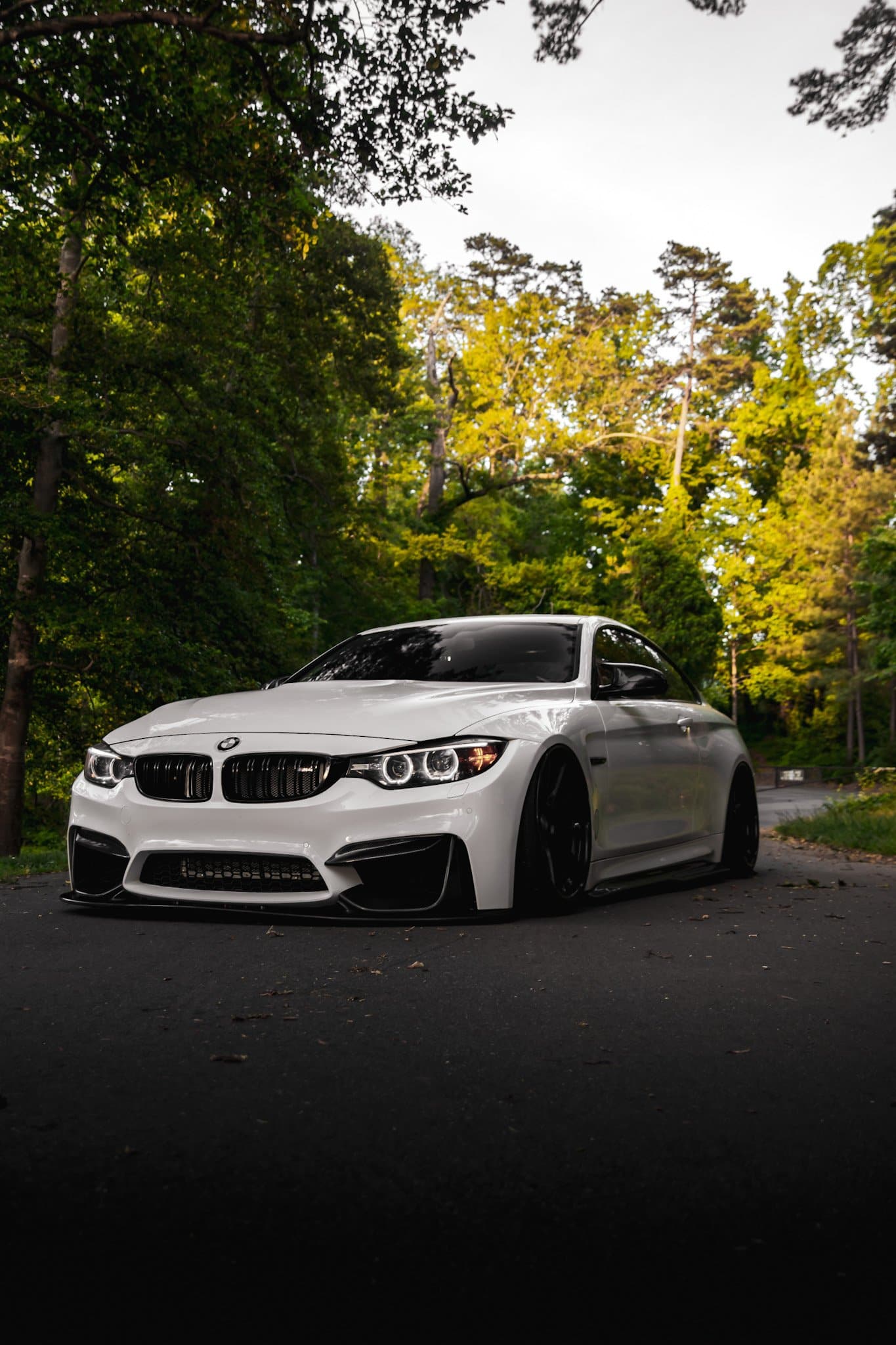 BMW M3/M4 (F80/F82/F83) M Performance Style Carbon Fibre Front Lip Spoiler - Twenty Two Tuning Front Lip