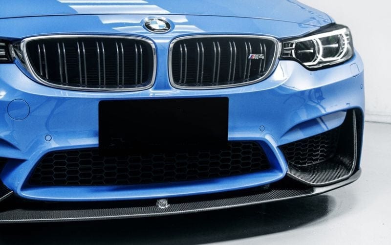 BMW M3/M4 (F80/F82/F83) M Performance Style Carbon Fibre Front Lip Spoiler - Twenty Two Tuning Front Lip