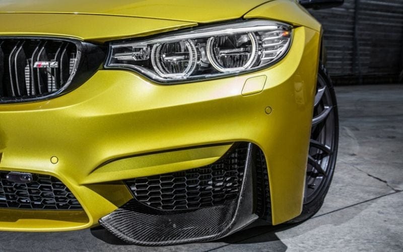 BMW M3/M4 (F80/F82/F83) M Performance Style Carbon Fibre Front Splitters - Twenty Two Tuning Front Lip